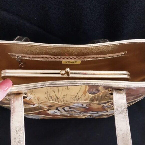 Vintage Jungle Print Tote - Picture 2 of 4